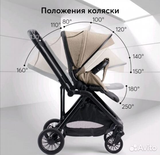 Коляска happy baby avery новая