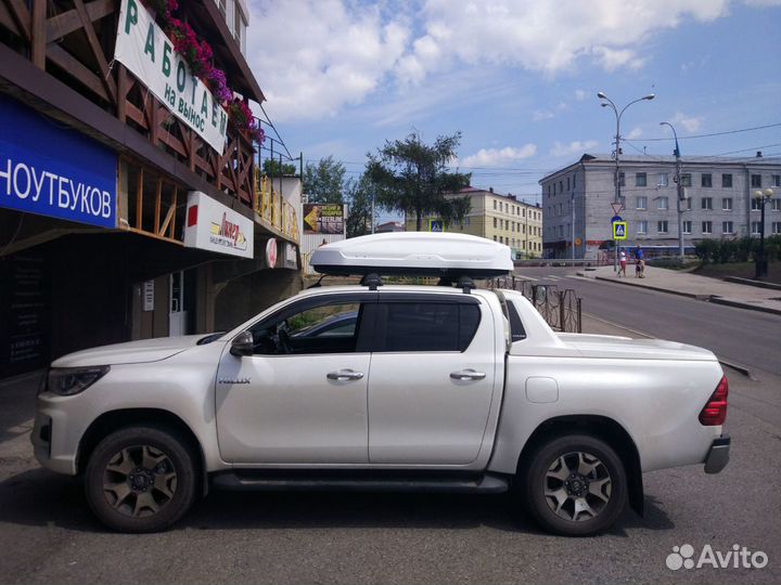 Багажный бокс LUX tavr 450L Белый глянец