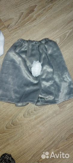 Новогодний костюм зайки детский 98-122