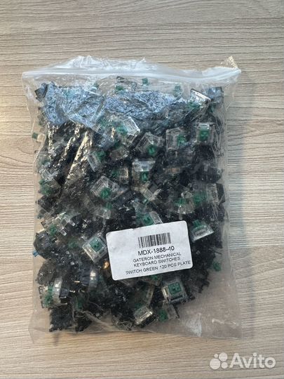 Комплект Gateron Green Switch (119 штук)