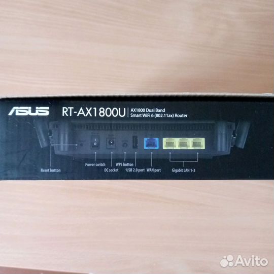 Wifi роутер Asus RT-AX 1800U