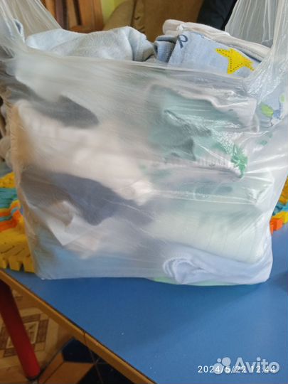 Детские вещи для новорожденных (пакет, 50- 62-68)