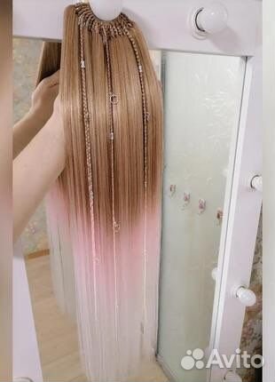 Хвост на резинке/афрохвост/хвост с канекалоном