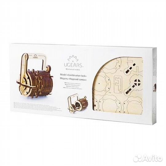 Оригинал 3D конструктор ugears Кодовый замок