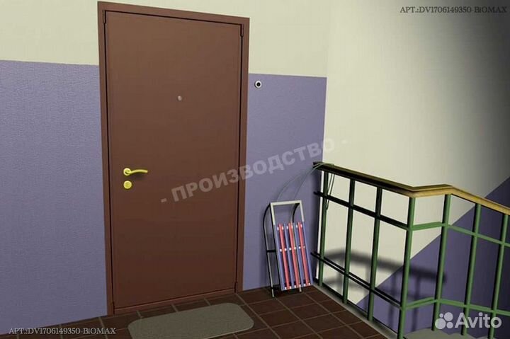 Двери с биометрией DV-5659