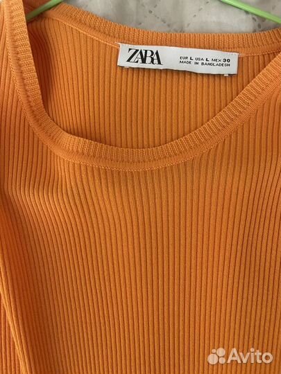 Платье zara миди