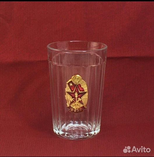 Стеклянные стопки стаканы фужеры рюмки СССР