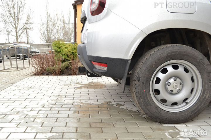 Фаркоп Renault Duster 2021 нержавейка под квадрат