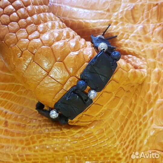 Браслет из кожи ' Сиамского 