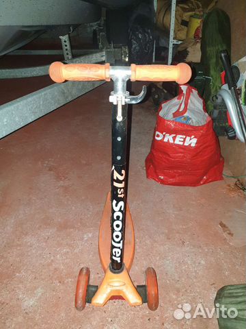 Самокат детский трехколесный бу
