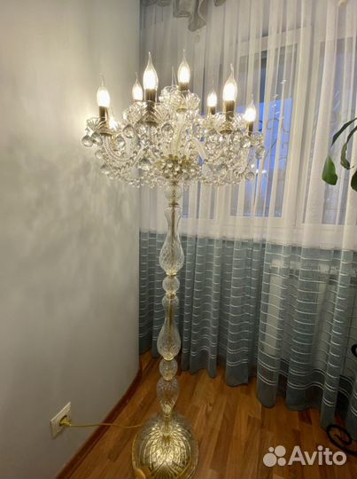 Торшер хрустальный Богемия