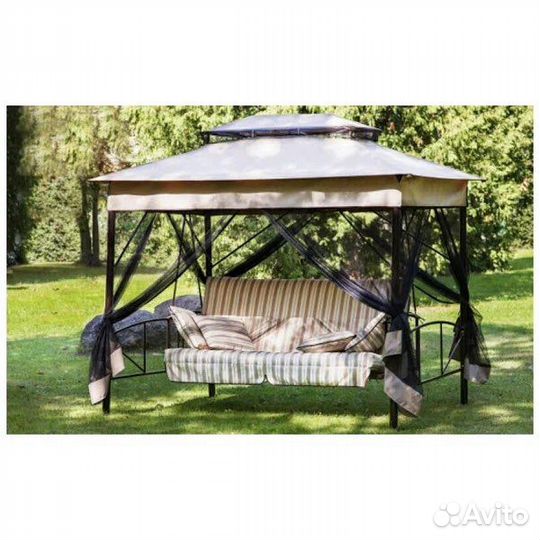 Шатер-качели садовые 4-х местные