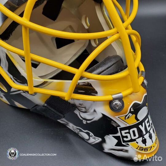 Новый вратарский хоккейный шлем в аэрографии