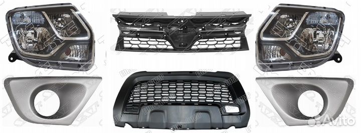 Бампер передний Renault Duster