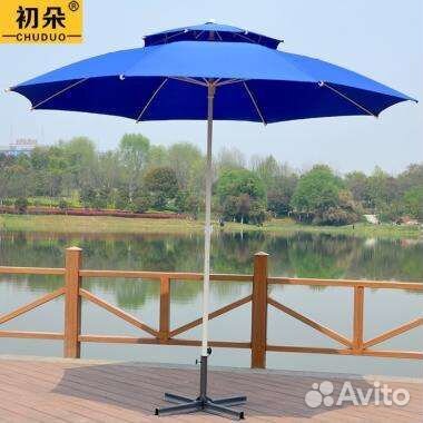 Зонт уличный Купол 280см Синий