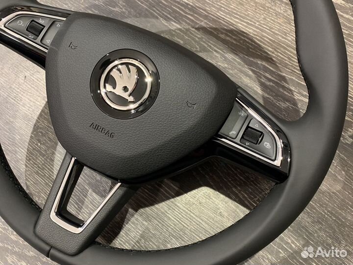 Руль с подогревом skoda kodiaq superb octavia