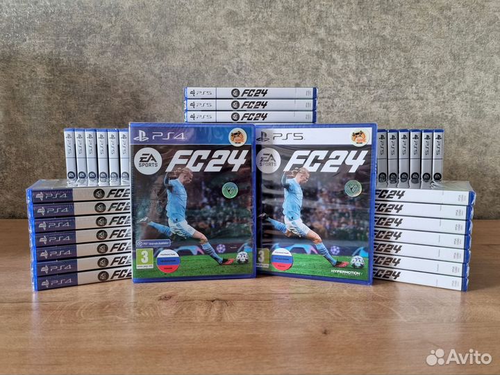 FC 24 ps4 ps5 диск