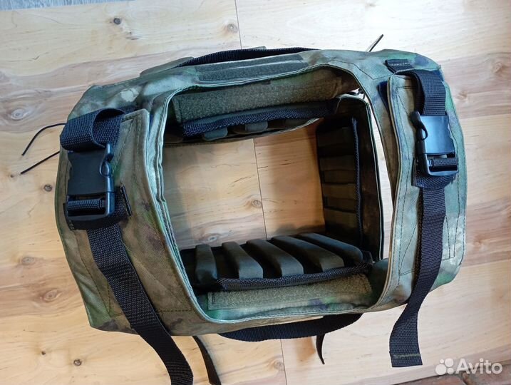 Бронежилет Мох с бронеплитами и капами