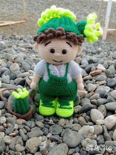 Вязаная кукла, утка Лалафанфан