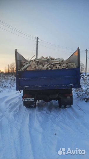 Дрова берёза горбыль пиленый опил