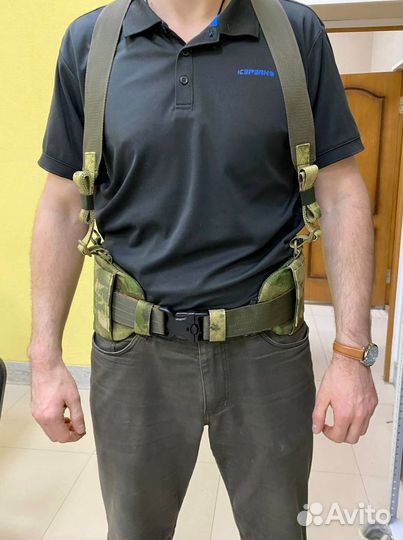 Боевой пояс с баллистической защитой и лямками Бр1