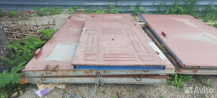 Ворота гаражные металлические бу