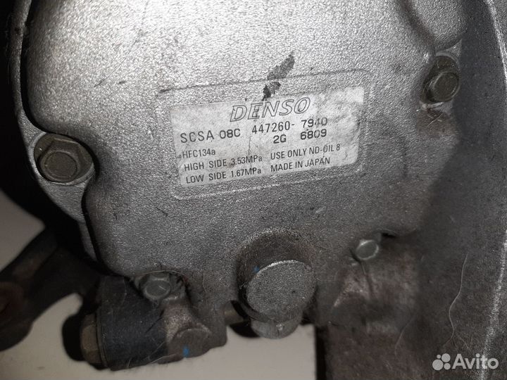 Компрессор кондиционера Субару Аутбэк BP