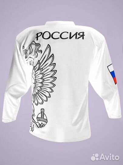 Хоккейная майка 28р-60р (цвет белый)