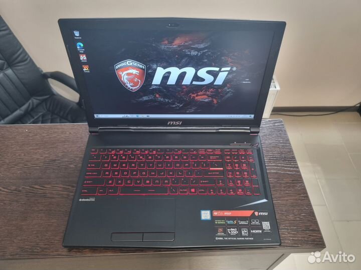 MSI GL63 9SD (i7 9750H / 16 / GTX 1660TI 6гб )