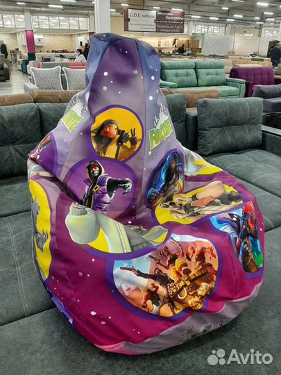 Бескаркасная мебель для вашего малыша