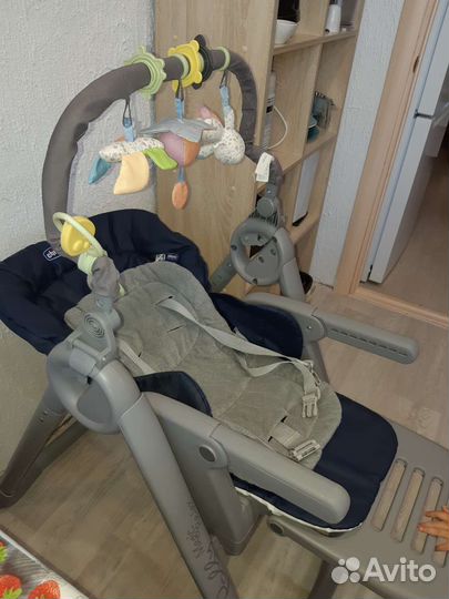 Стульчик для кормления chicco polly magic relax