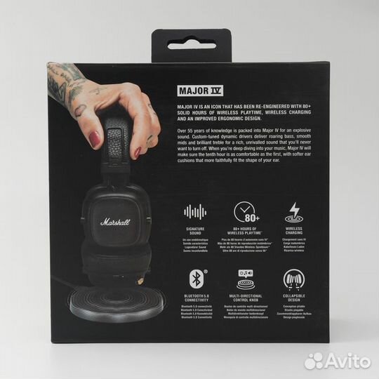 Наушники Marshalll Major 4 / накладные / беспровод