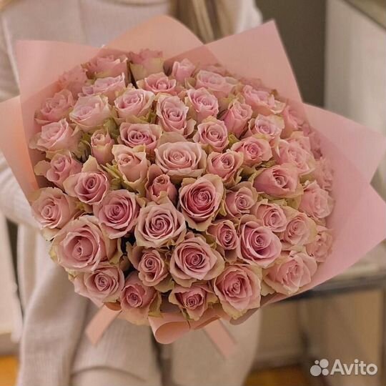 51 роза. Букеты. Цветы от производителя. 24/7