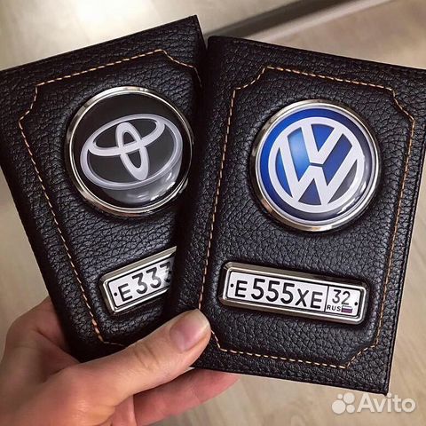 Обложка для автодокументов с отделением для денег