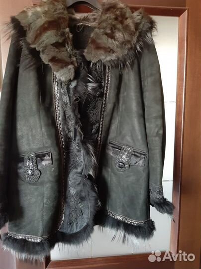Дубленка укороченная