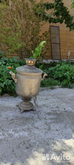 Самовар на дровах старинный