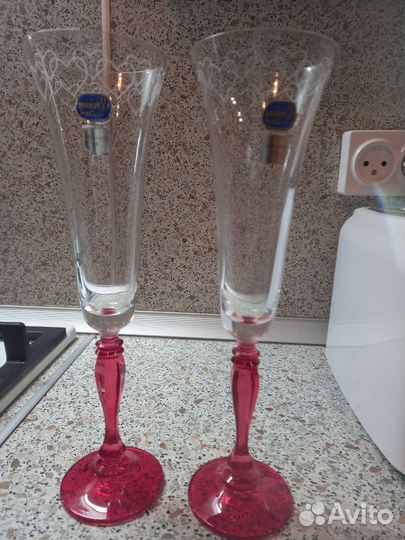 Бокалы для шампанского богемия