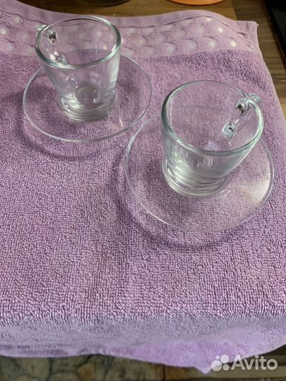 Кофейный набор 6 чашечек с блюдцами