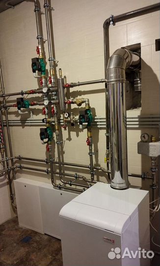 Монтаж систем отопления и водоснабжения,под ключ