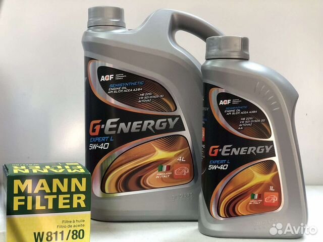 Моторное масло G-Energy expert L 5w40 п/синт купить в Иваново | Авито