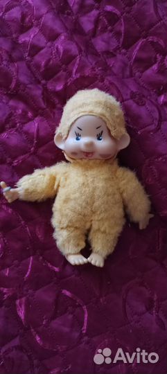 Обезьянка СССР мягкая с соской