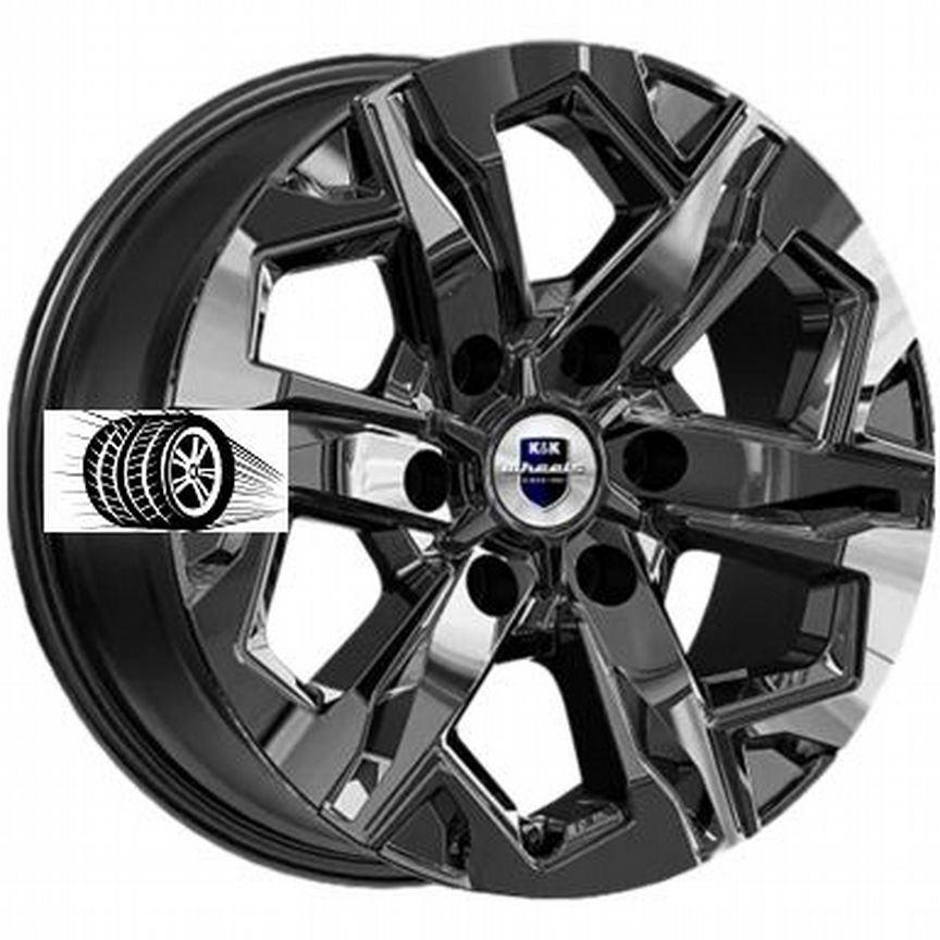 Литые диски K&K 7.5×R17 6×139.7