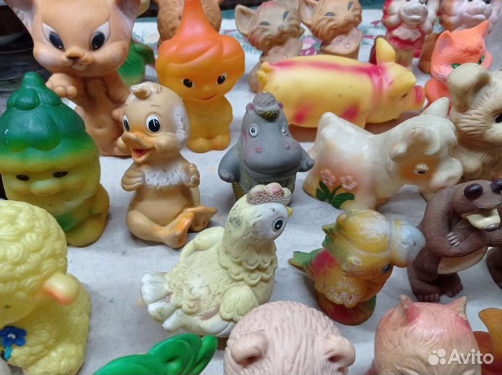Советские резиновые Игрушки