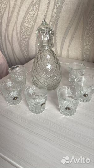 Графин с рюмками новые