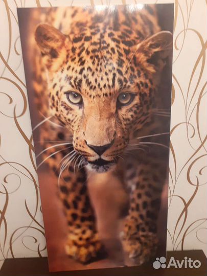 Картина леопард