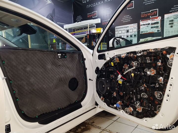 Шумоизоляция дверей KIA k5