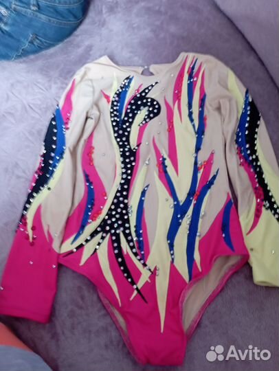 Купальник для спортивной аэробики 7-8 лет