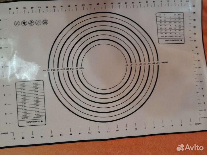 Селиконовые коврики для раскатки теста