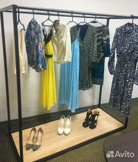 Рейл (вешалка) для одежды островная б/у