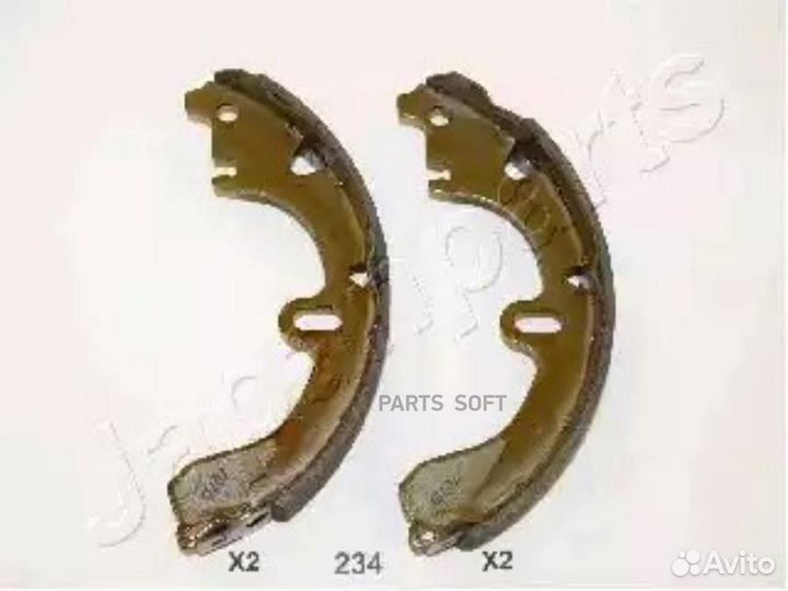 Japanparts GF234AF Колодки задние барабанные toyot